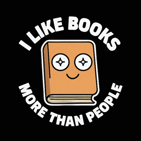 I LIke Books More Than People Photo Magnet Glossy