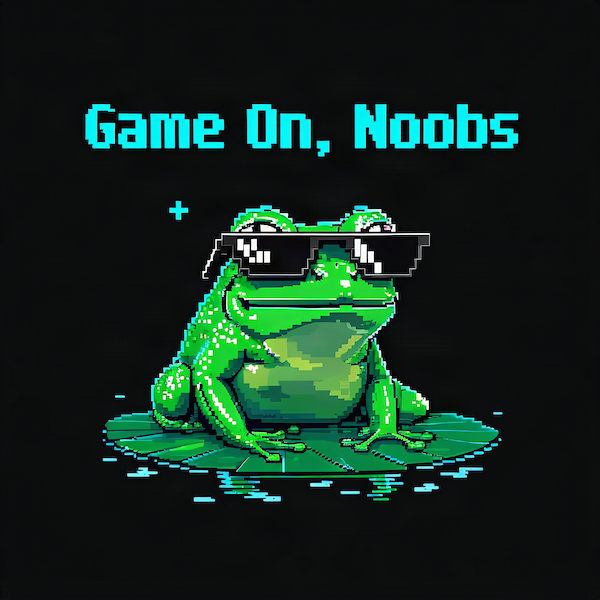 Game On, Noobs Photo Magnet Glossy
