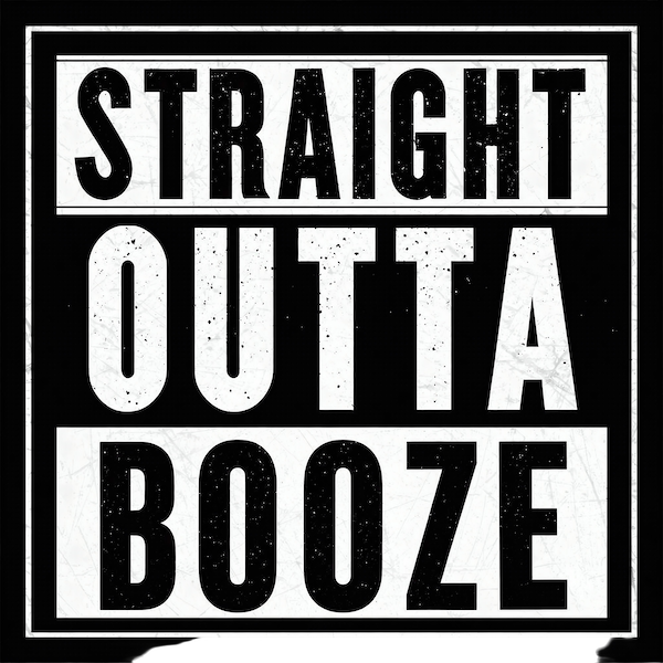 Straight Outta Booze Photo Magnet Glossy