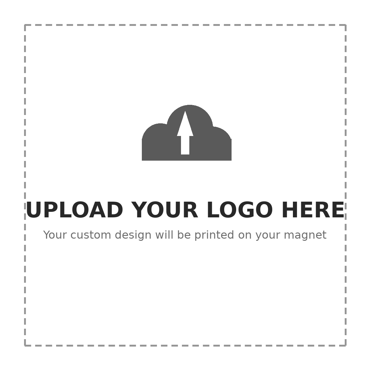 Upload Your Own Logo Photo for Business Magnets